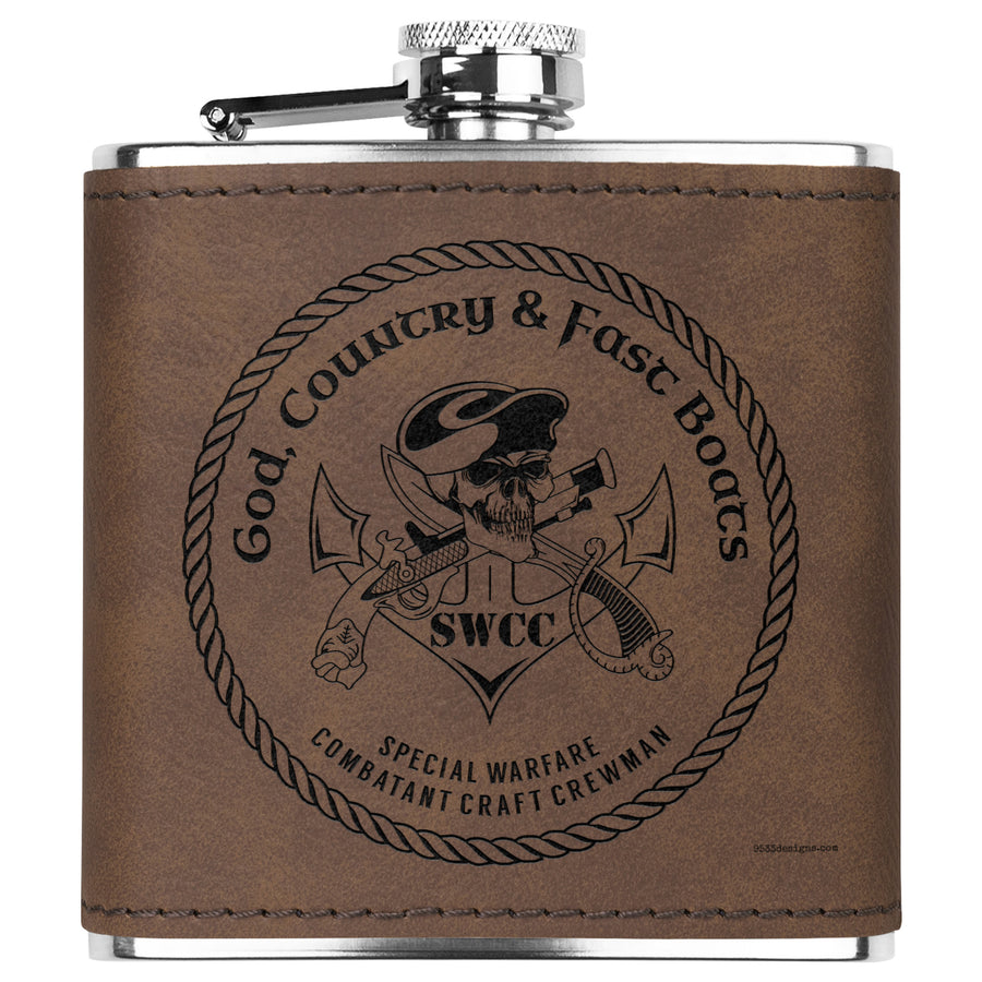 God Country & Fast Boats Flask 6oz