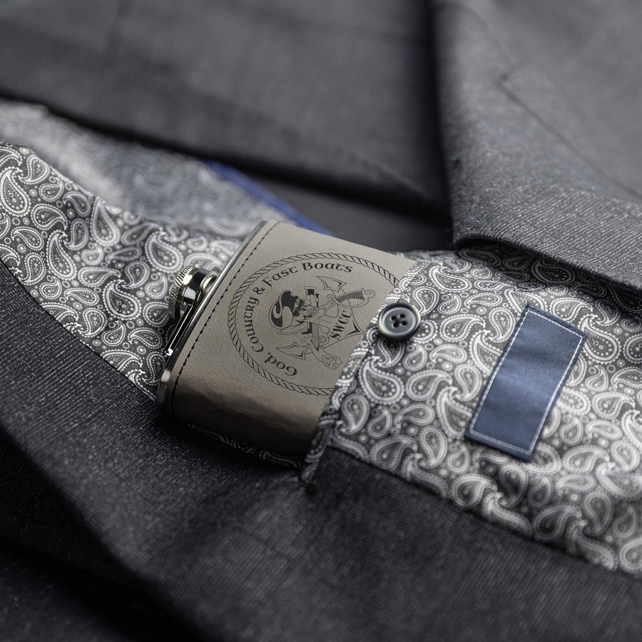 God Country & Fast Boats Flask 6oz