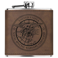 Thumbnail for Naval Special Warfare (NSW) Flask 6oz