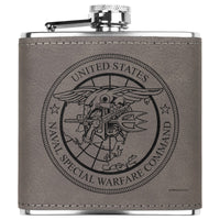 Thumbnail for Naval Special Warfare (NSW) Flask 6oz