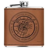 Thumbnail for Naval Special Warfare (NSW) Flask 6oz