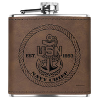 Thumbnail for Navy Chief (E7) Flask 6oz