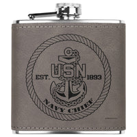 Thumbnail for Navy Chief (E7) Flask 6oz