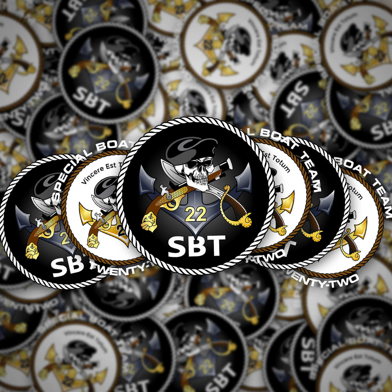 Special Boat Team 22 - SBT22 v1 Color Sticker