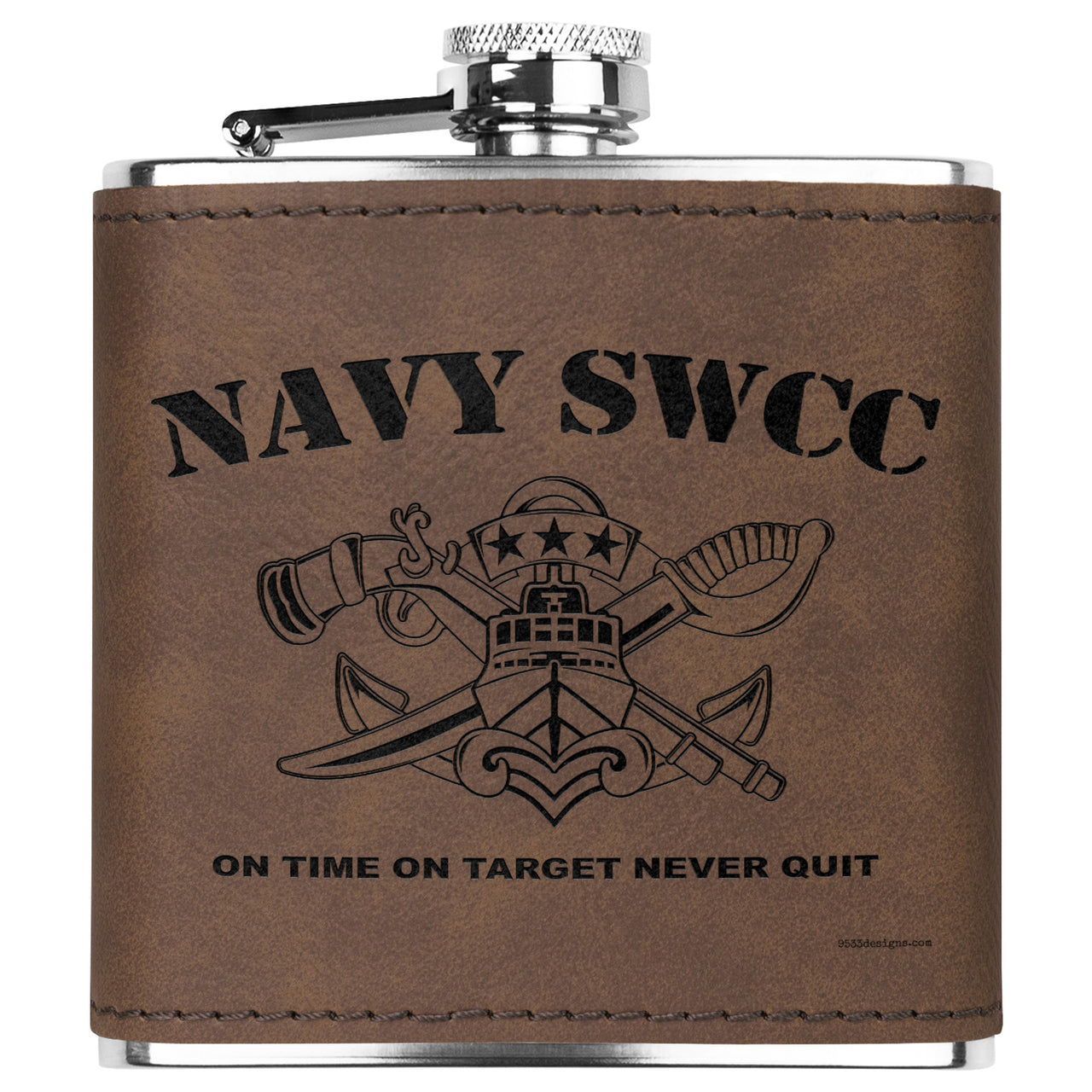 SWCC - On Time On Target Flask 6oz
