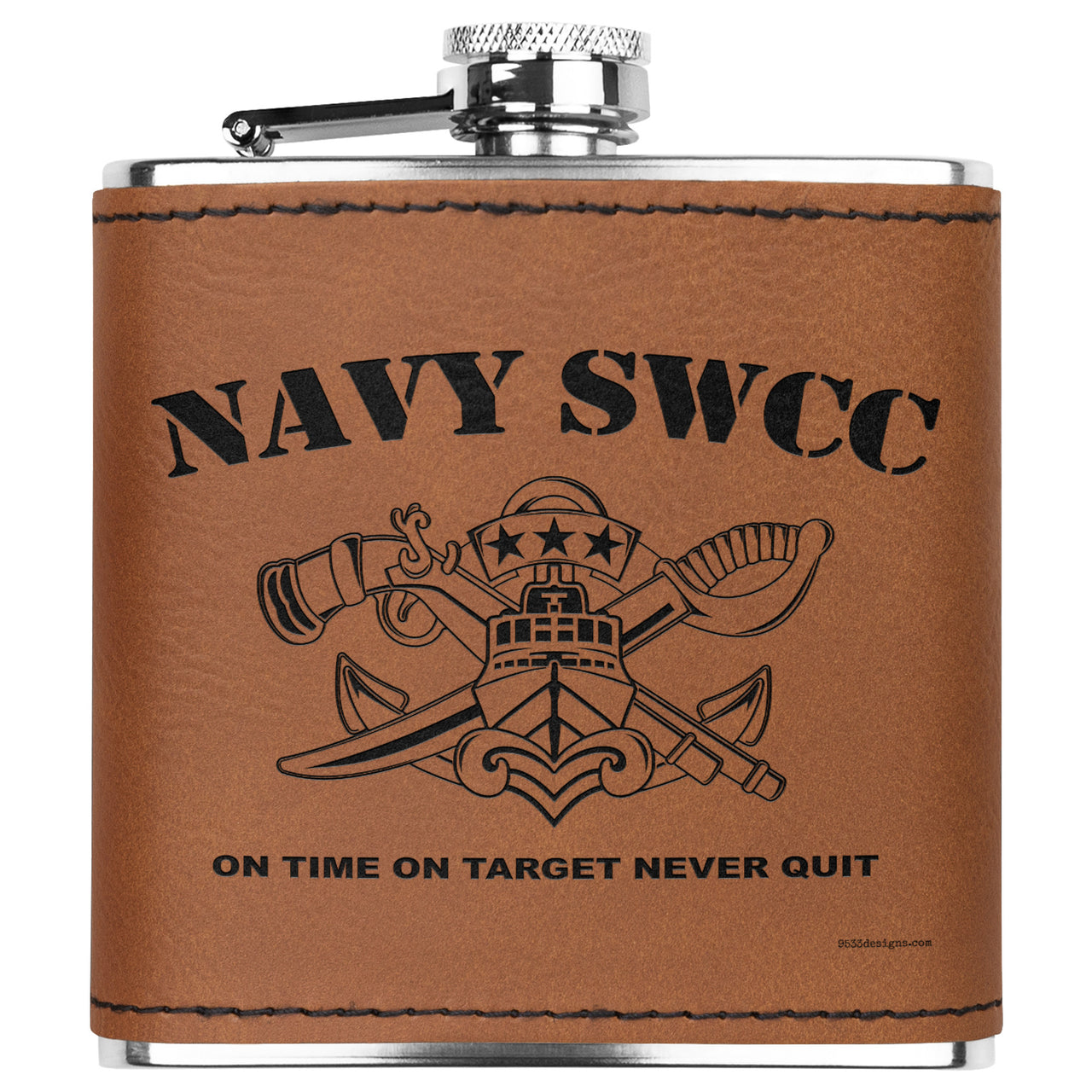 SWCC - On Time On Target Flask 6oz