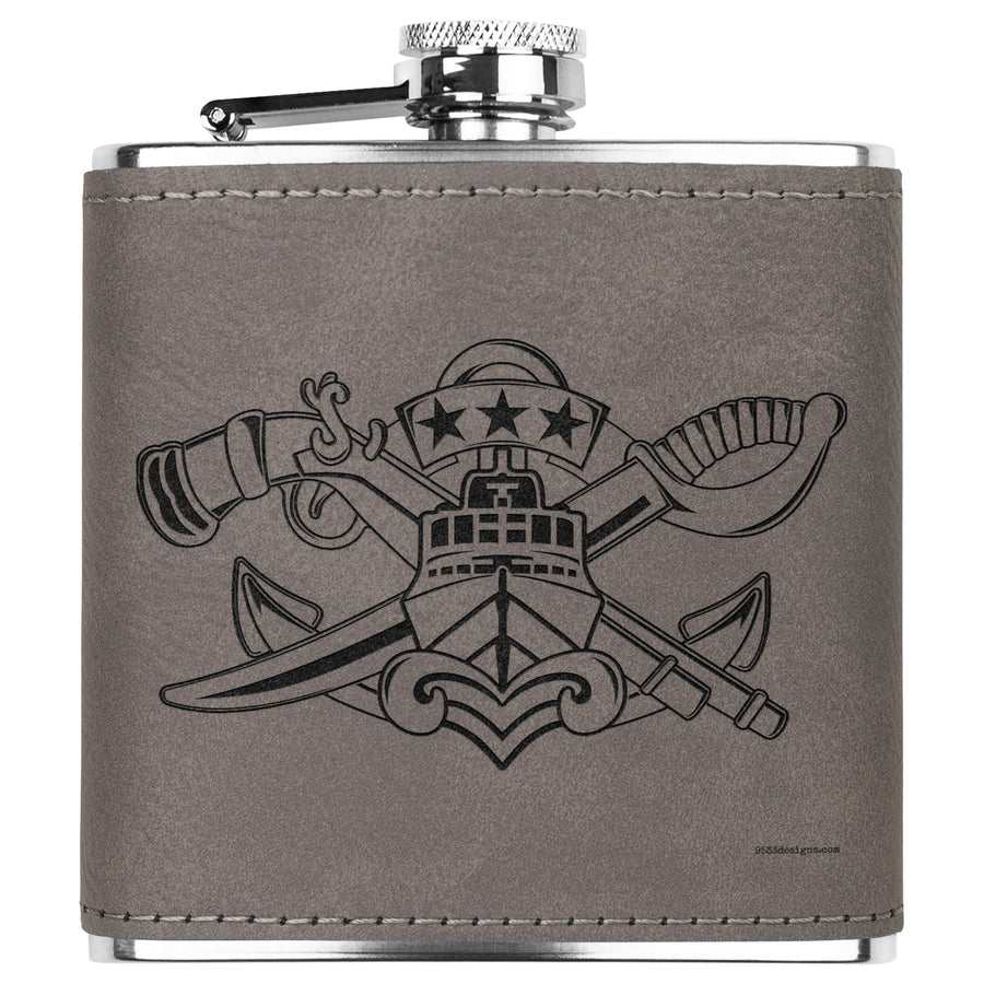 SWCC Master Pin Flask 6oz