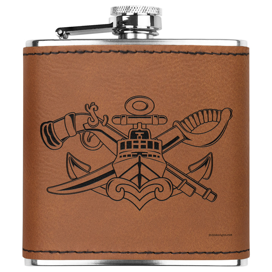 SWCC Senior Pin Flask 6oz