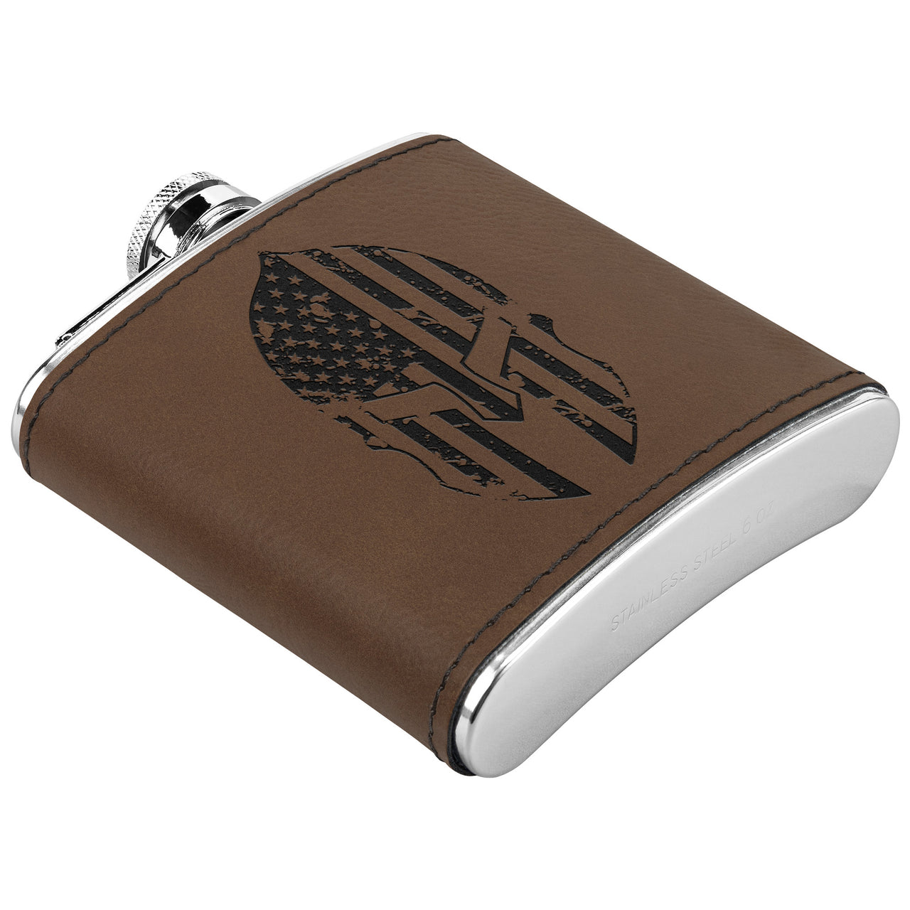 Spartan Mask Flask 6oz