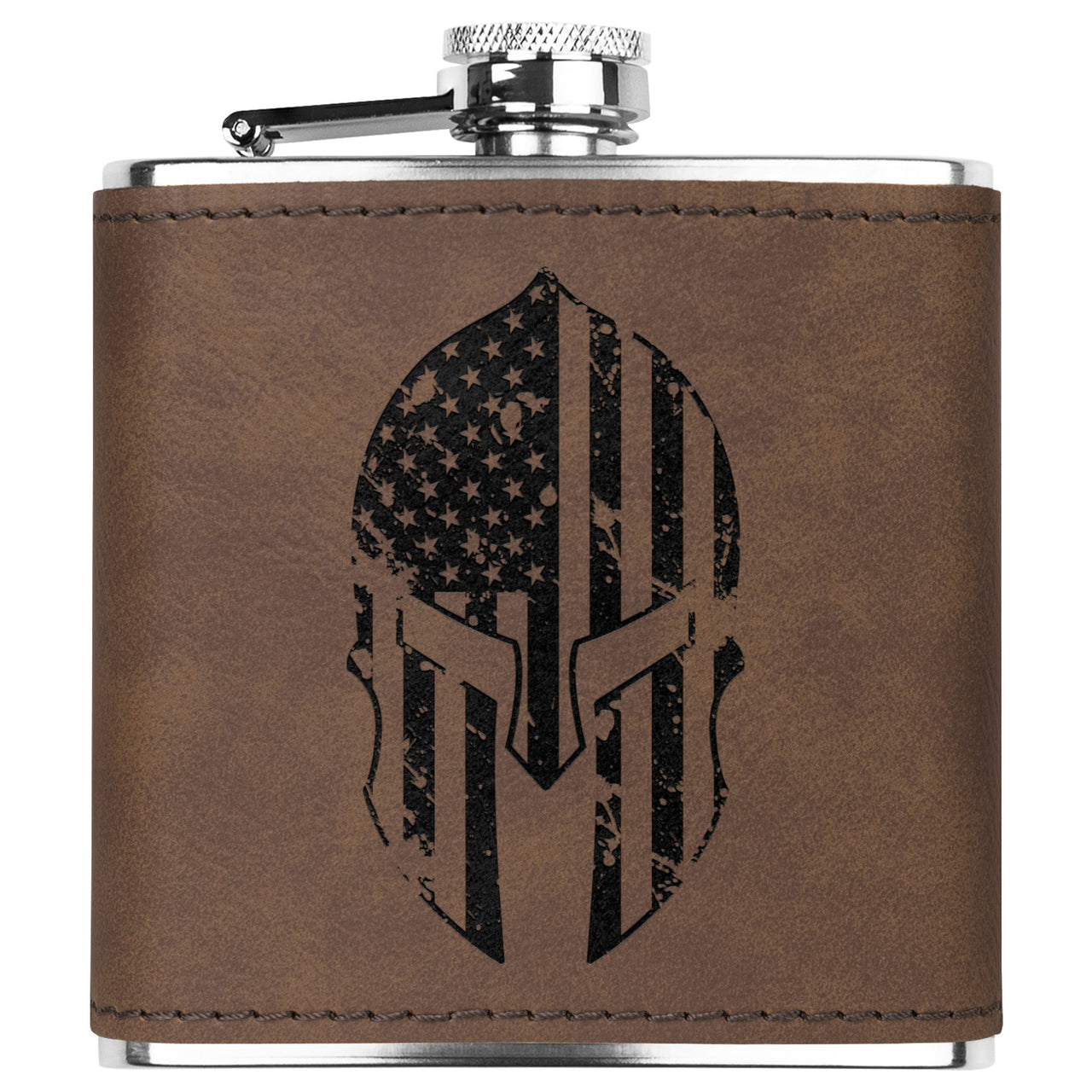 Spartan Mask Flask 6oz