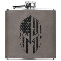 Thumbnail for Spartan Mask Flask 6oz