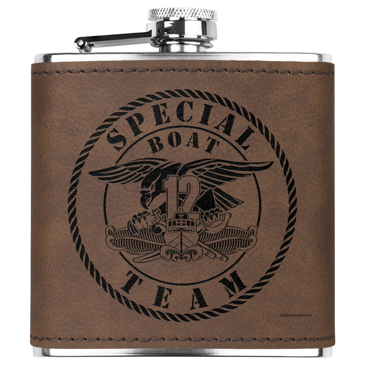 Special Boat Team 12 v1 (SBT 12) Flask 6oz