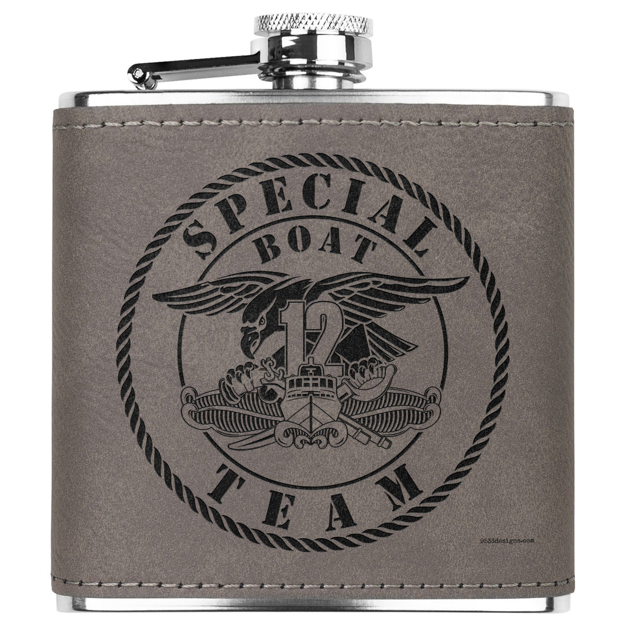 Special Boat Team 12 v1 (SBT 12) Flask 6oz