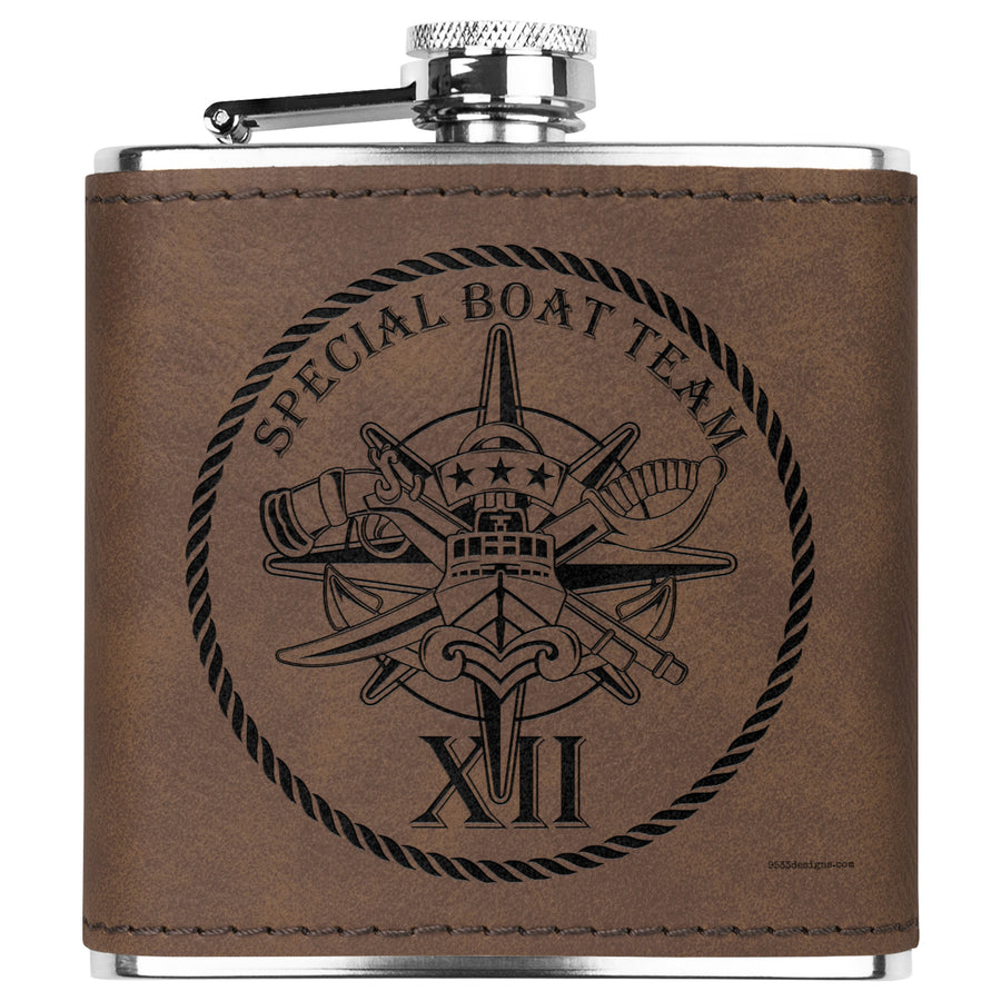 Special Boat Team 12 v2 (SBT 12) Flask 6oz