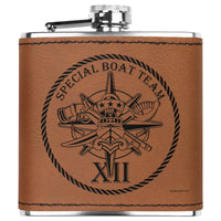 Thumbnail for Special Boat Team 12 v2 (SBT 12) Flask 6oz