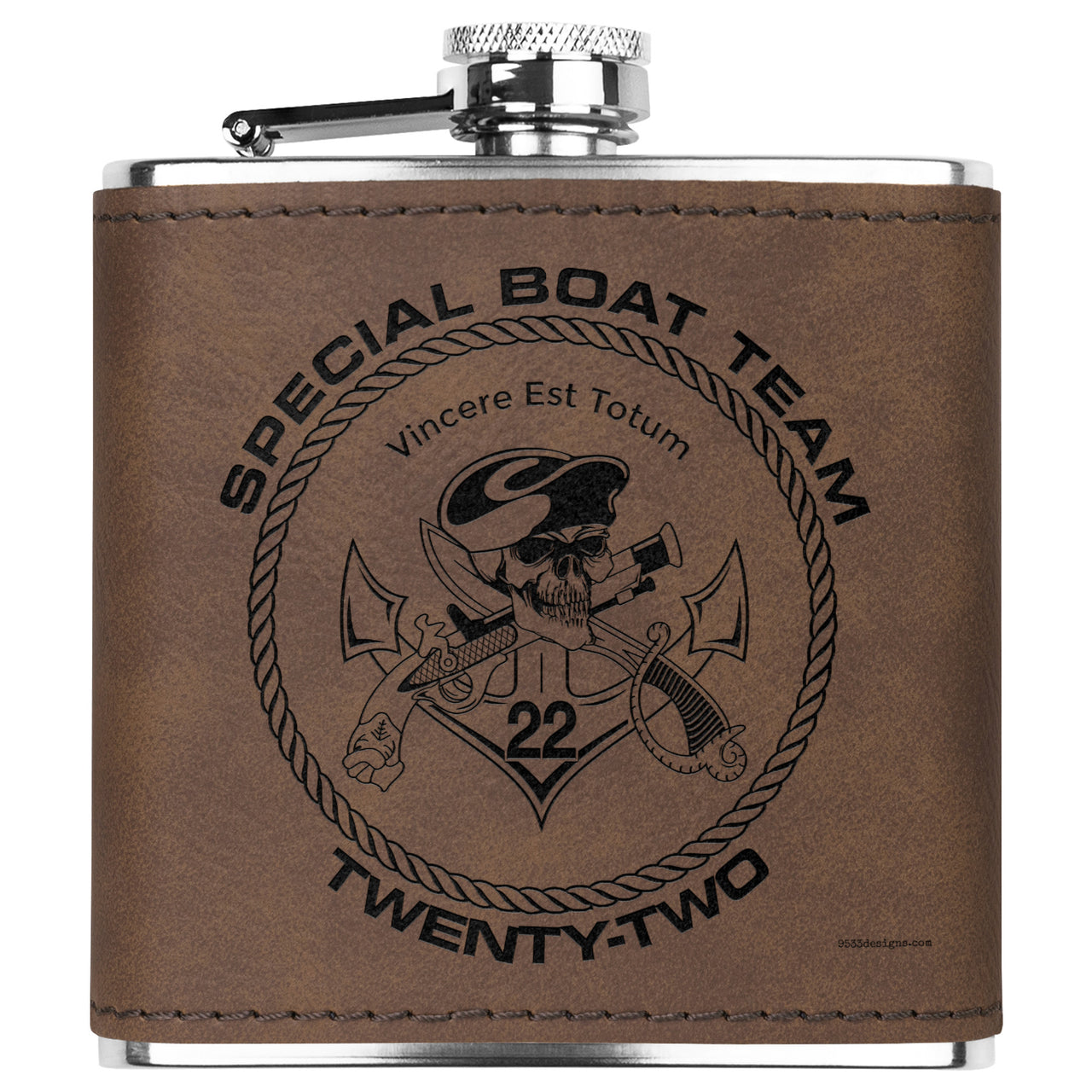 Special Boat Team 22 v1 (SBT 22) Flask 6oz