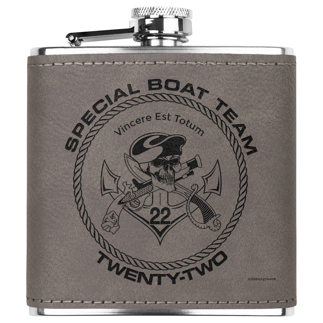 Special Boat Team 22 v1 (SBT 22) Flask 6oz