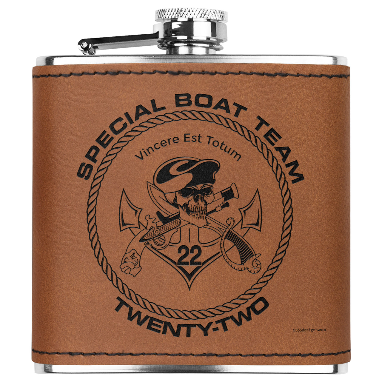 Special Boat Team 22 v1 (SBT 22) Flask 6oz