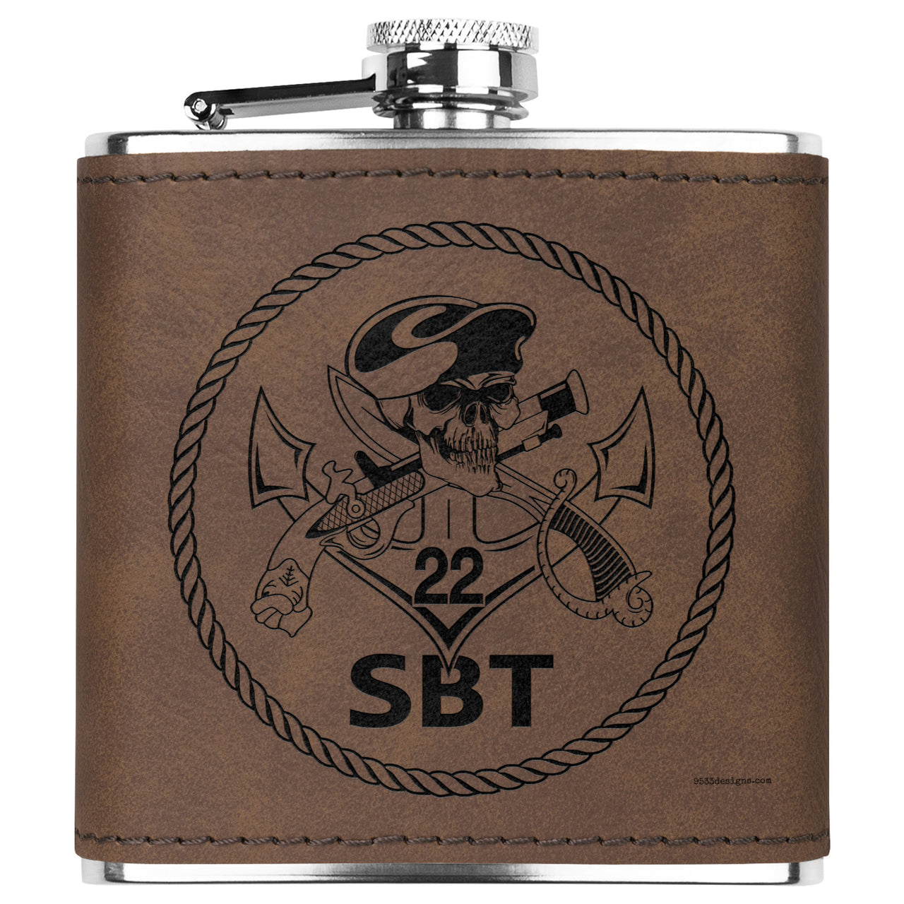Special Boat Team 22 v2 (SBT 22) Flask 6oz