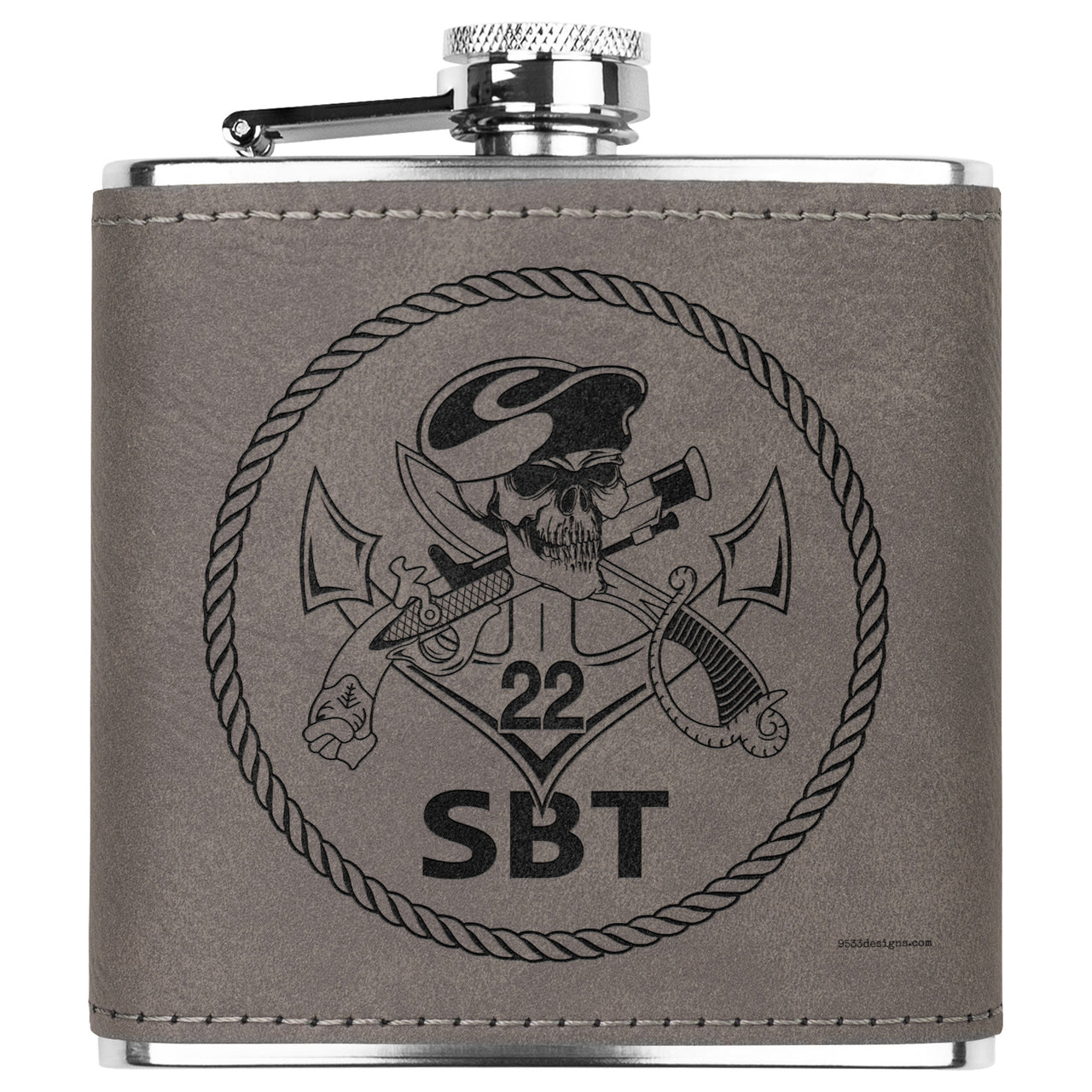 Special Boat Team 22 v2 (SBT 22) Flask 6oz