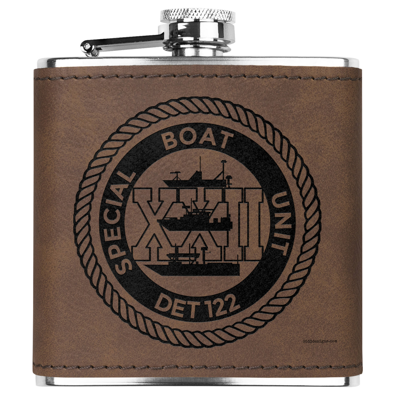 Special Boat Unit 22 DET 122 (SBU 22 DET 122) Flask 6oz