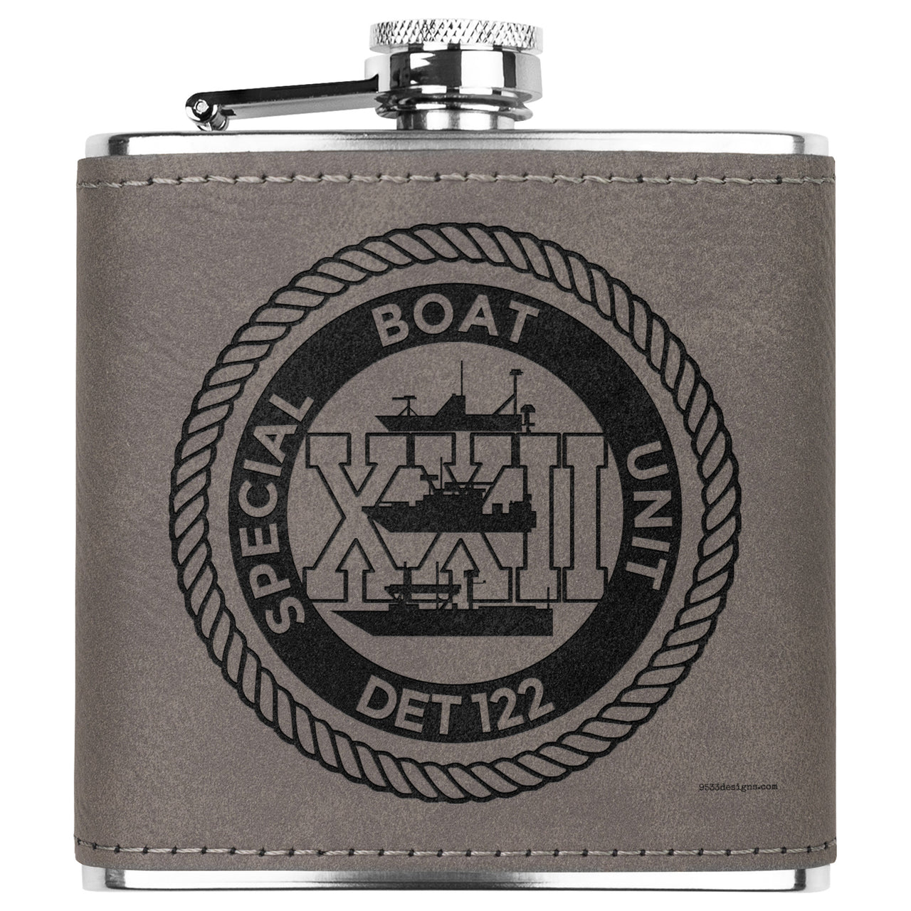 Special Boat Unit 22 DET 122 (SBU 22 DET 122) Flask 6oz