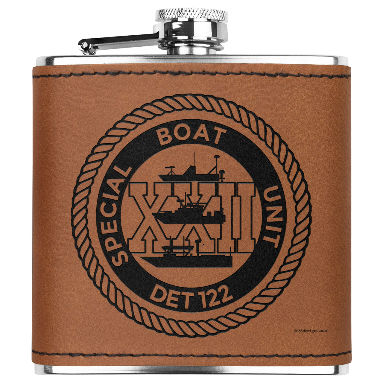 Special Boat Unit 22 DET 122 (SBU 22 DET 122) Flask 6oz