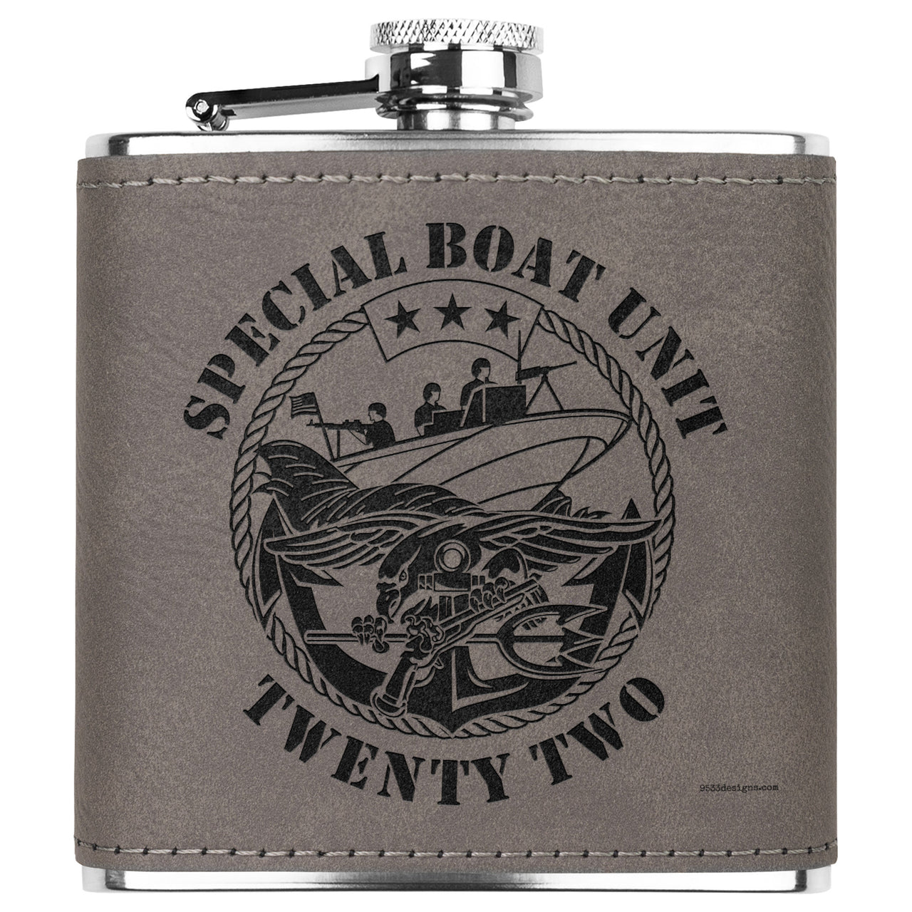 Special Boat Unit 22 v2 (SBU 22) Flask 6oz
