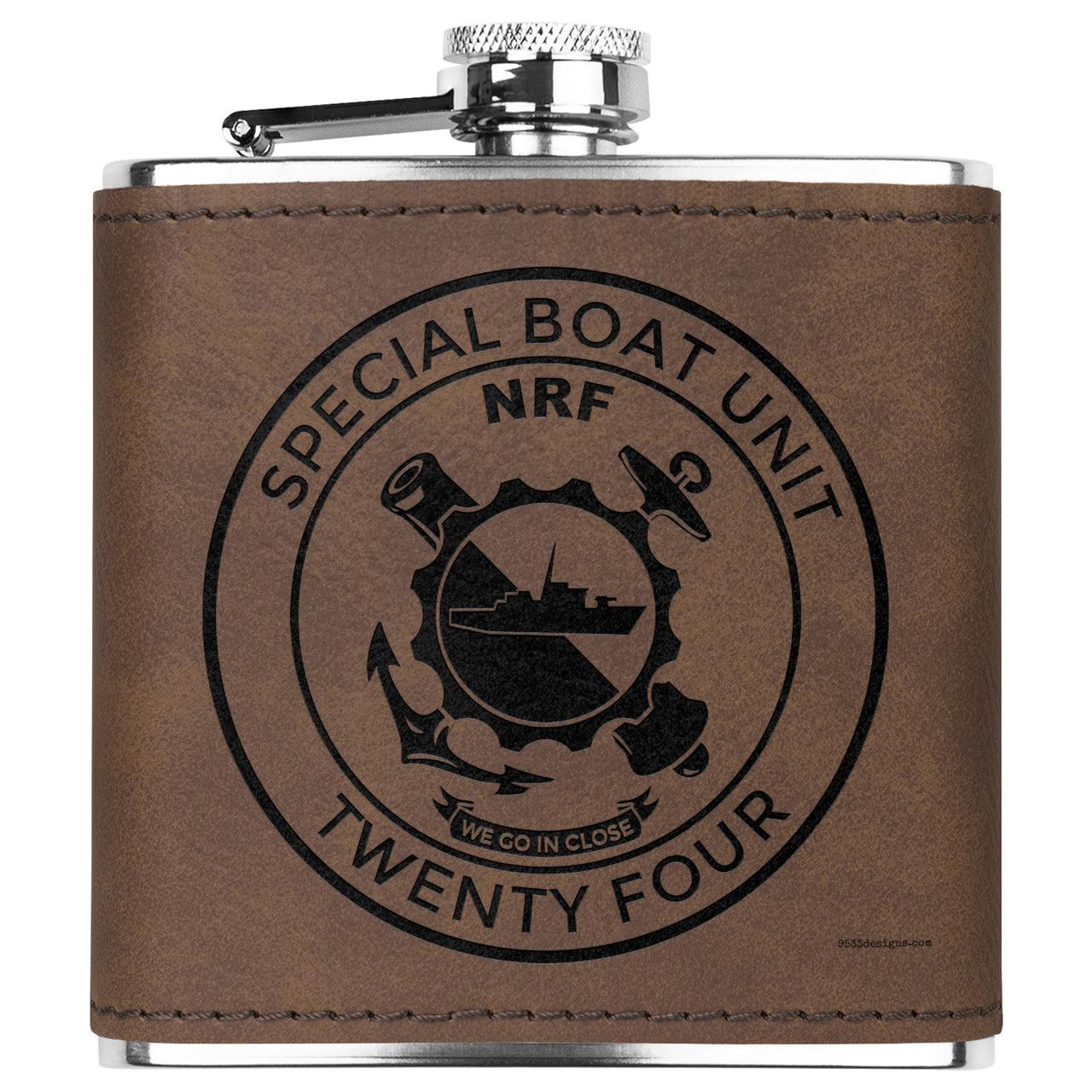 Special Boat Unit 24 (SBU 24) Flask 6oz