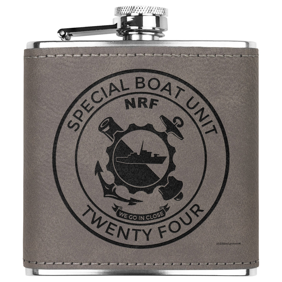 Special Boat Unit 24 (SBU 24) Flask 6oz