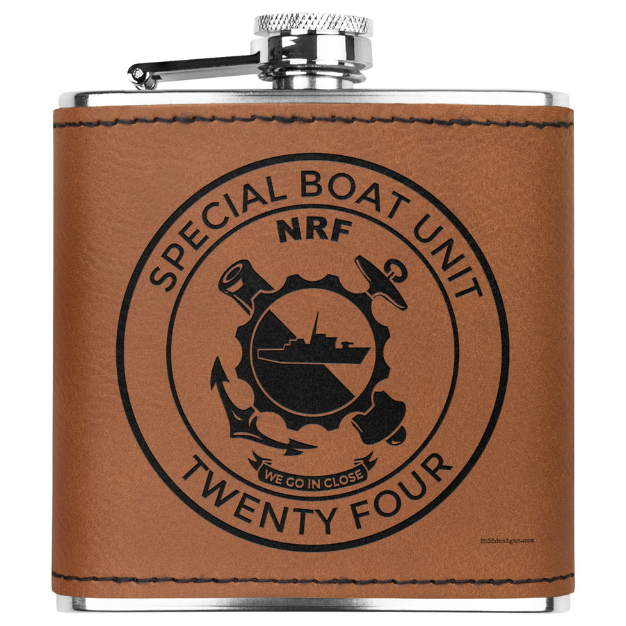 Special Boat Unit 24 (SBU 24) Flask 6oz
