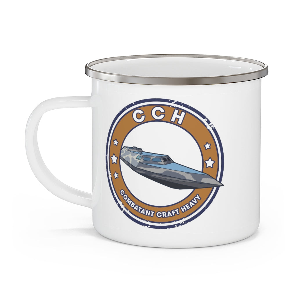 Navy CCH Enamel Camping Mug