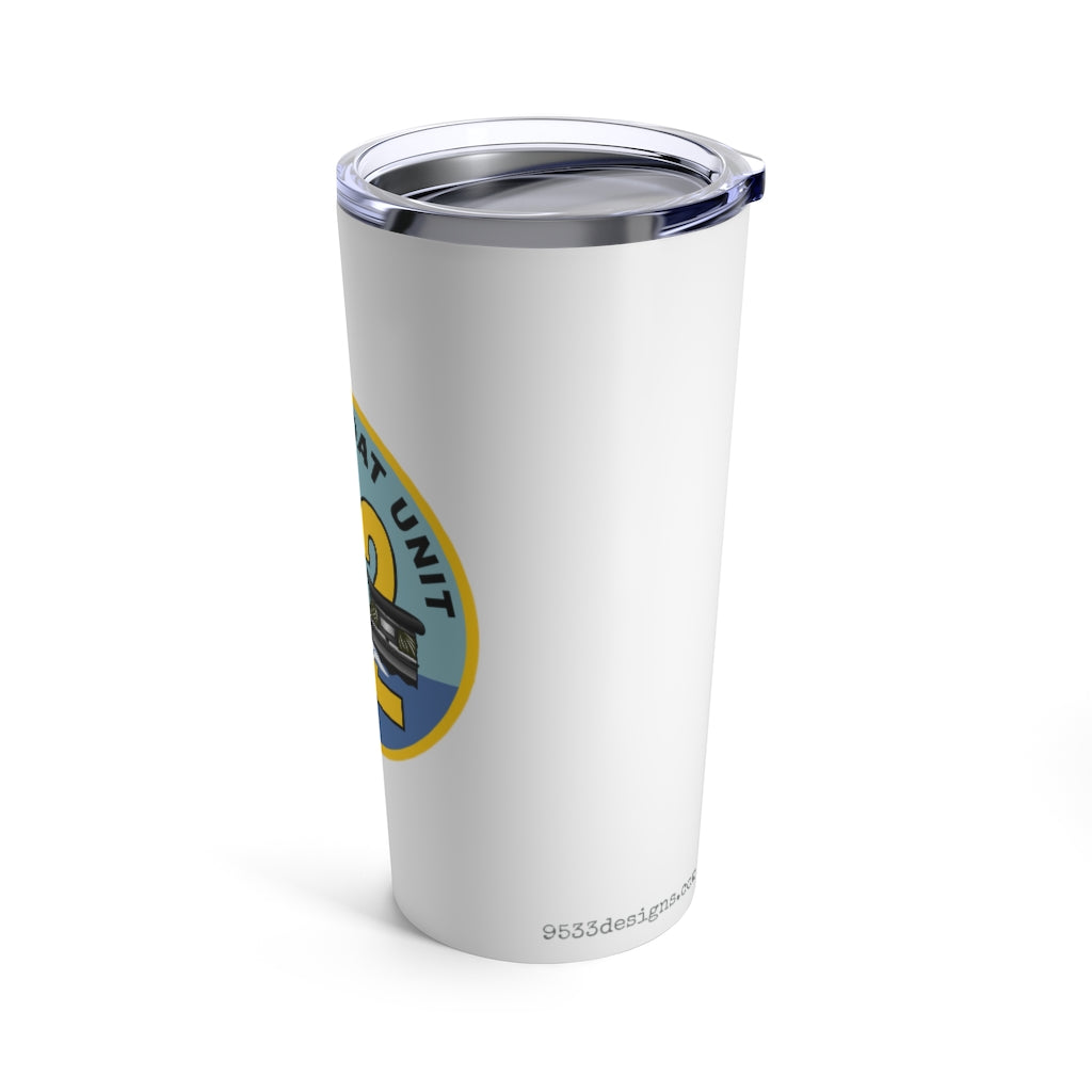 SBU 12 v3 White 20oz Travel Mug (Color)