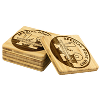 Thumbnail for Special Boat Unit 12, SBU 12 v3, SWCC, Special Warfare Combatant Craft Crewmen Bamboo Coasters