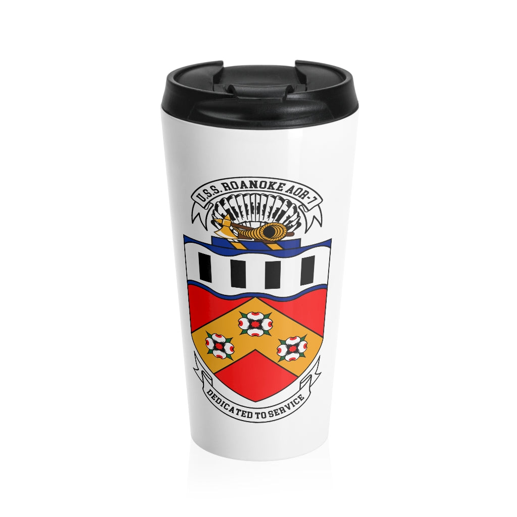 Roanoke Crest Travel Mug (White/Color)
