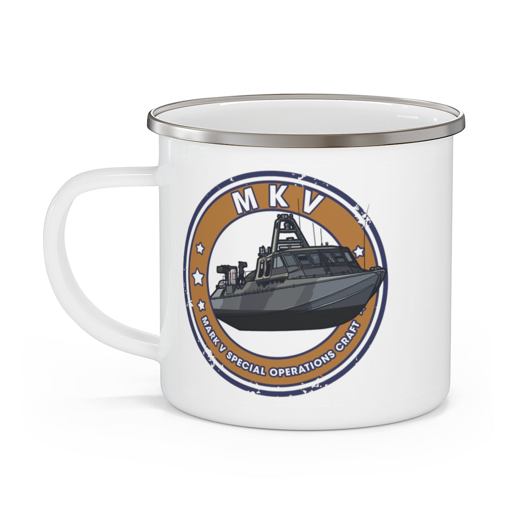 Navy MK V Enamel Camping Mug