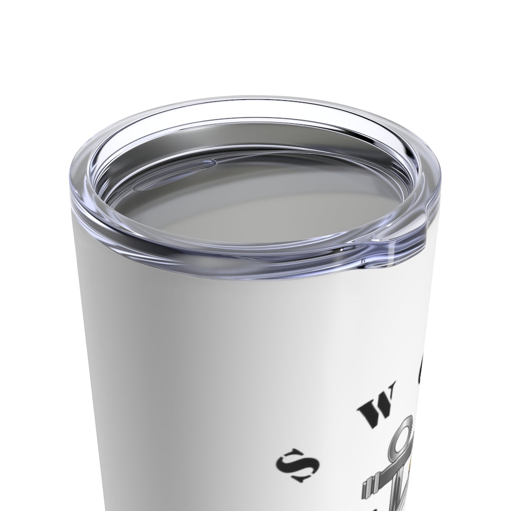 SWCC 9533 White 20oz Travel Mug (Color)