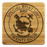 Thumbnail for Special Boat Unit 24, SBU 24, SWCC, Special Warfare Combatant Craft Crewmen Bamboo Coasters
