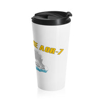 Thumbnail for Roanoke Bear Travel Mug (White/Color)