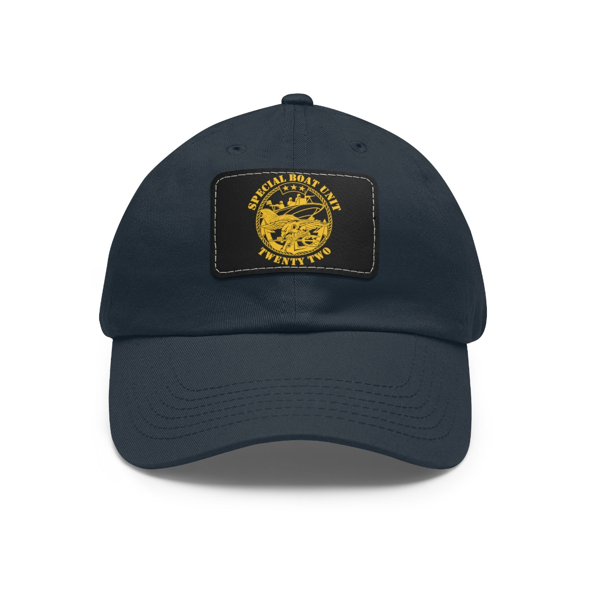 SBU 22 Hat with Leather Patch (Gold)