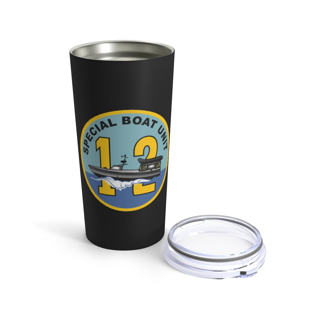 SBU 12 v3 Black 20oz Travel Mug (Color)