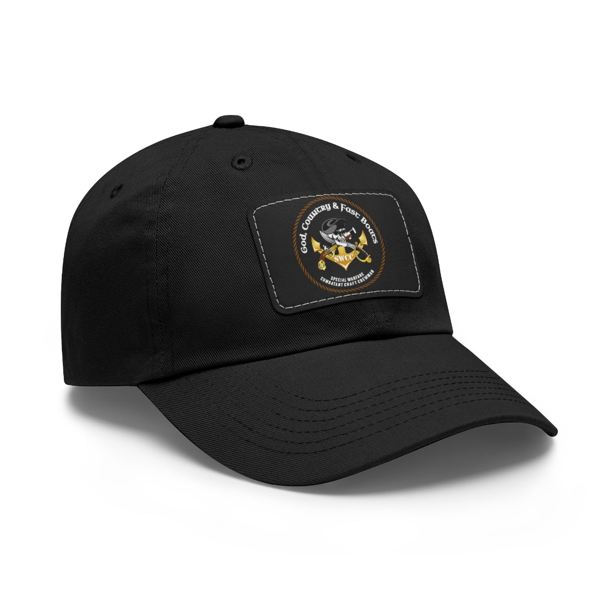 God Country and Fast Boats Hat with Leather Patch