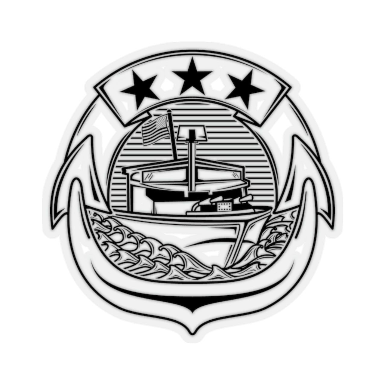 CC Pin Sticker (Black)