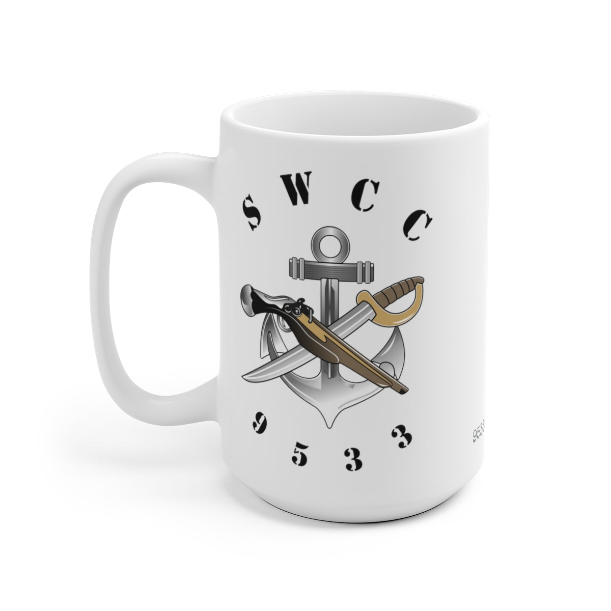 SWCC 9533 White 15oz Mug (Color)