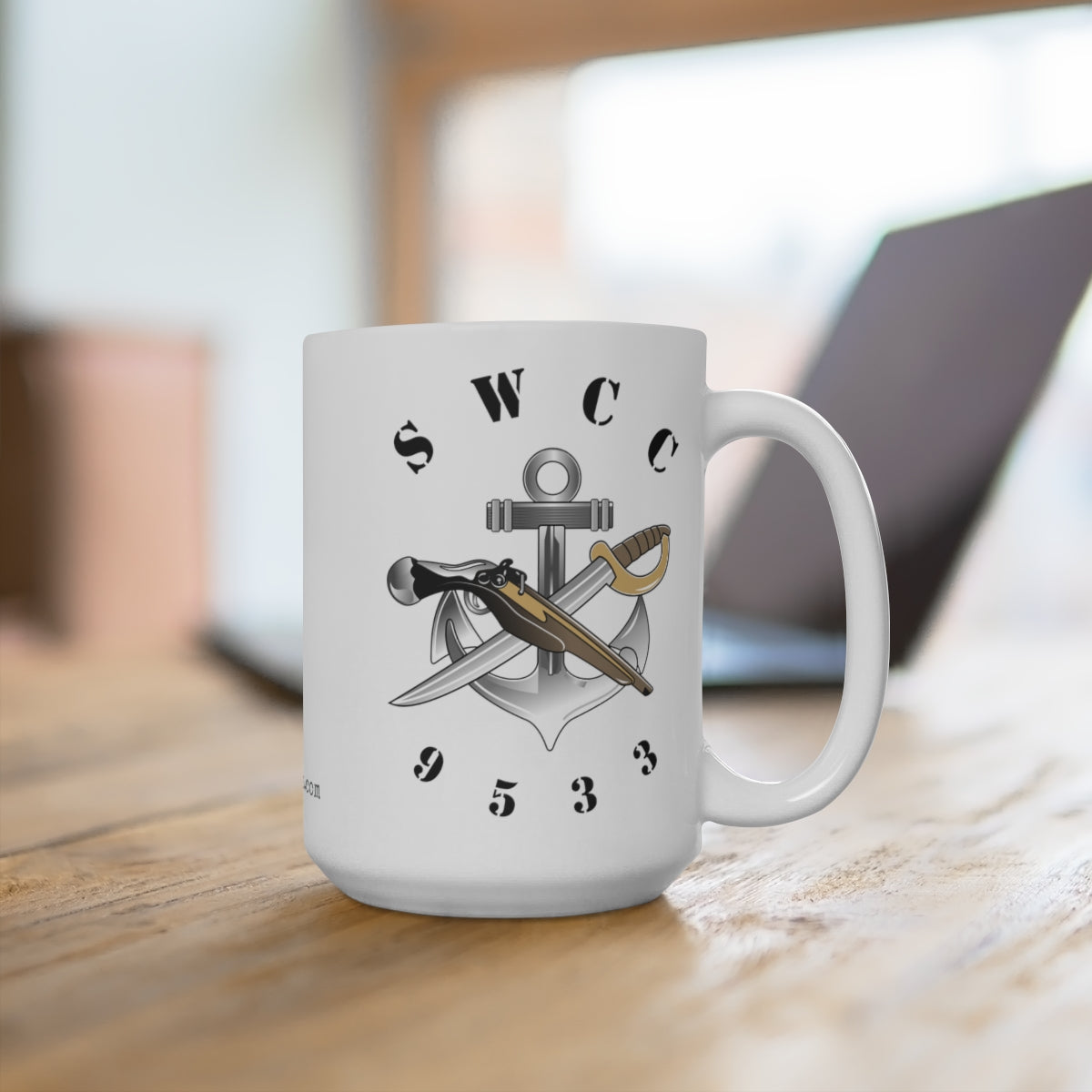 SWCC 9533 White 15oz Mug (Color)
