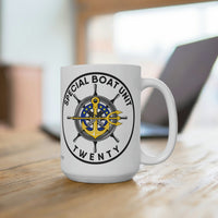 Thumbnail for SBU 20 White 15oz Mug (Color)