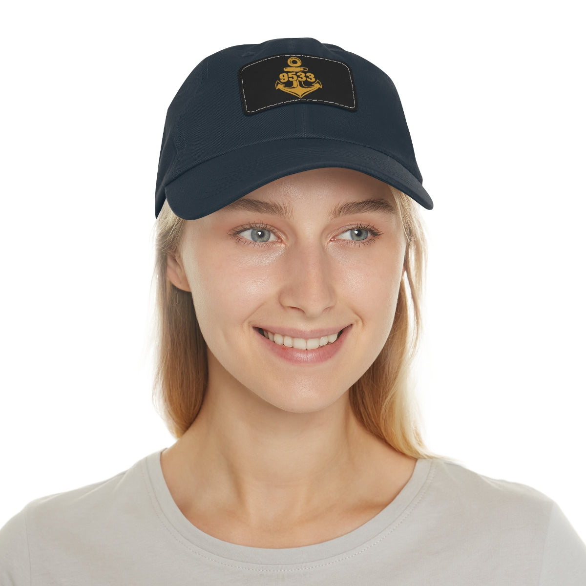9533TC Hat with Leather Patch (Gold)
