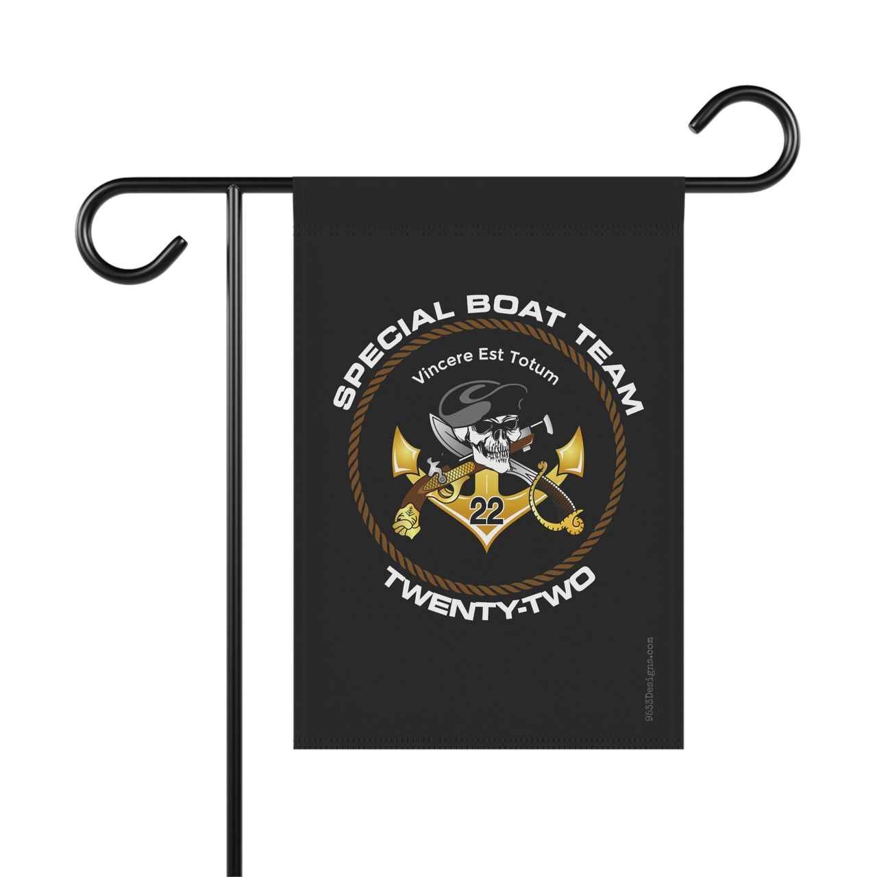 Garden Flag - SBT 22 v1 (Black)