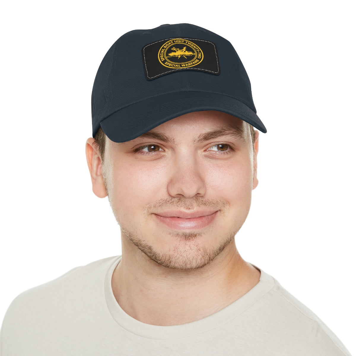 SBU 22 v2 Hat with Leather Patch (Gold)