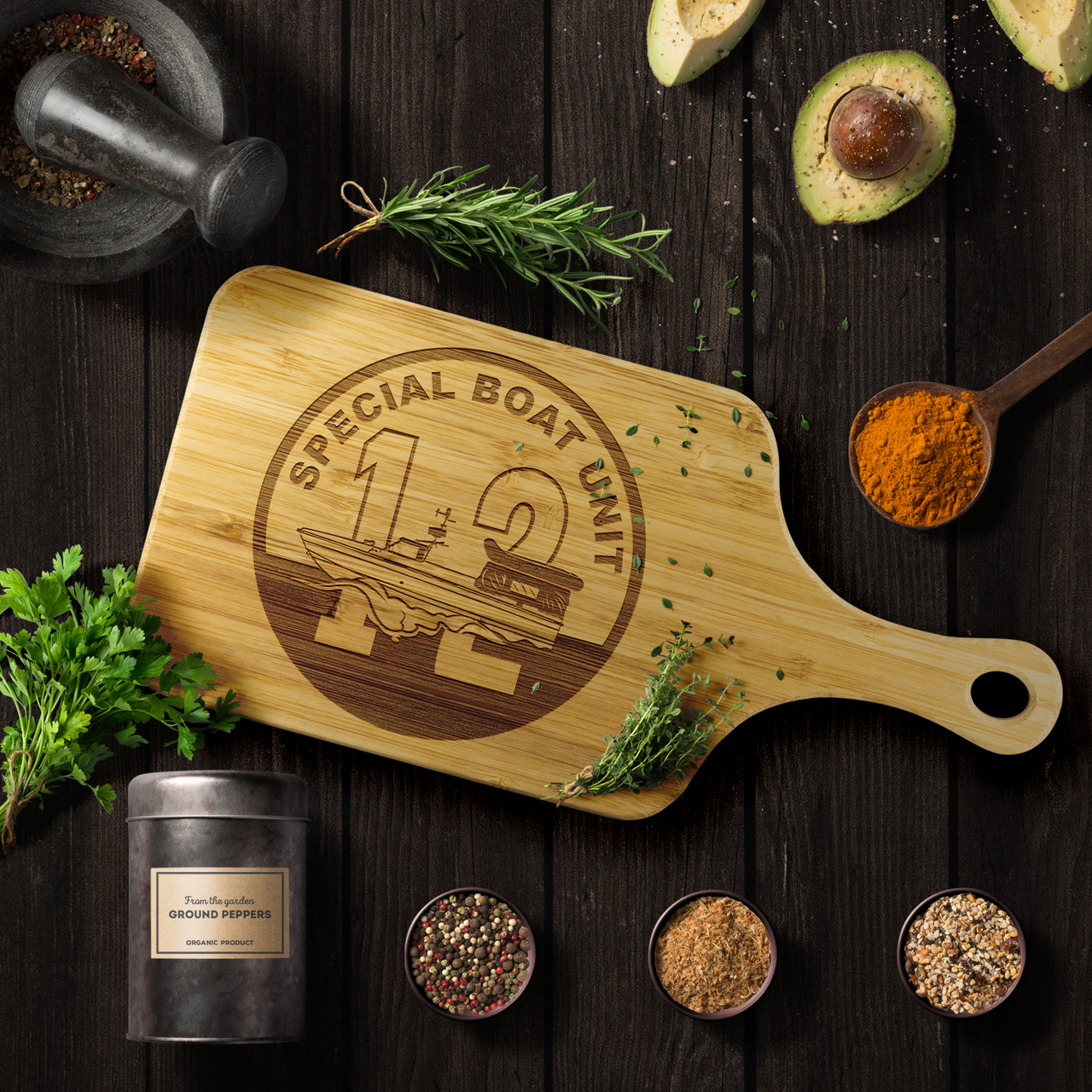 SBU 12 v3 Bamboo Cutting Board